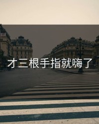才三根手指就嗨了