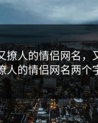 又野性又撩人的情侣网名，又野性又撩人的情侣网名两个字